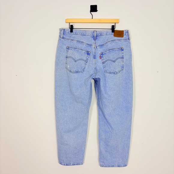 Levi's Premium Baggy Dad Jeans Women's 16 Light Wash Blue Denim Premium - Picture 3 of 9